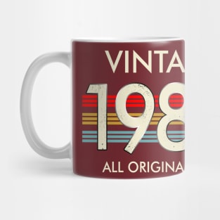 Vintage 1986 All Original Parts Mug